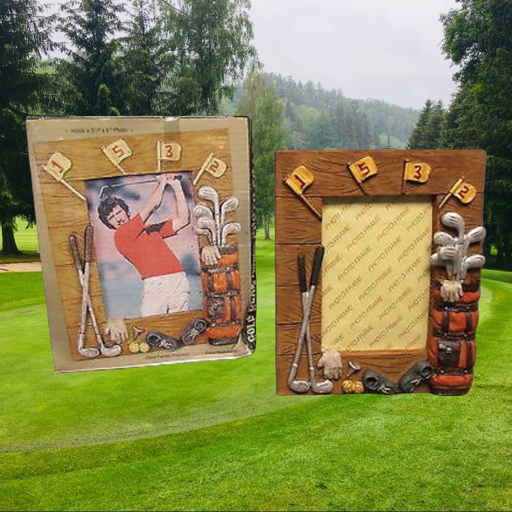 Golf picture frame